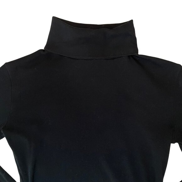 Long Sleeve Turtleneck Shirt • Black • US Small - Picture 13 of 13